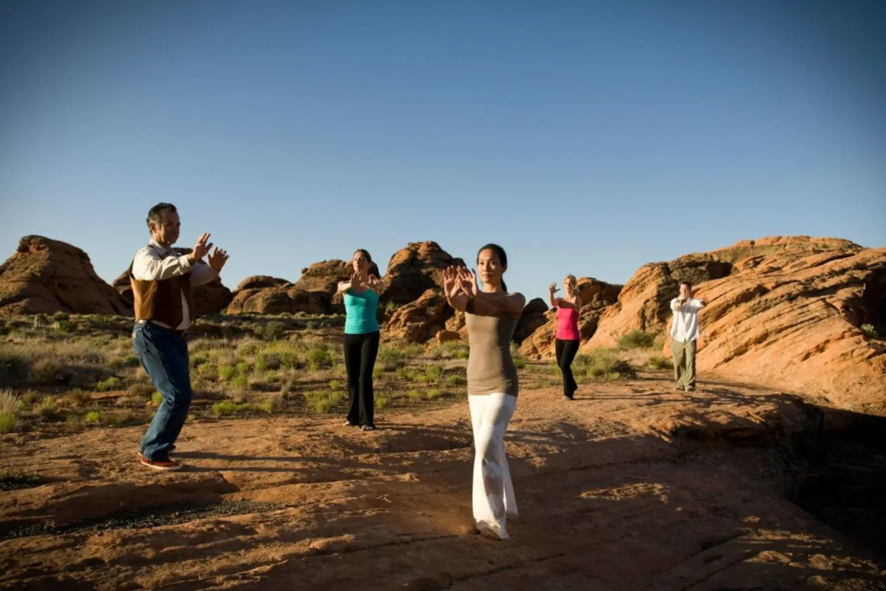 Red Mountain Resort tai chi class